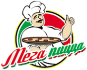 Логотип компании Mega пицца
