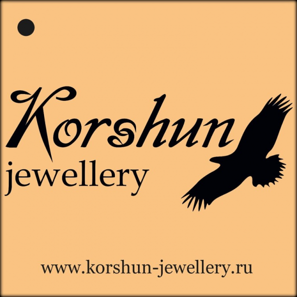 Логотип компании Korshun Jewellery - авторские украшения от Ирины Коршун 